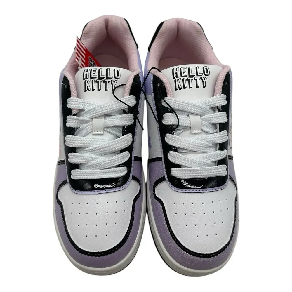 Sanrio Hello Kitty Court Sneakers Women's Size 9 Purple Lace Up‎ Shoes